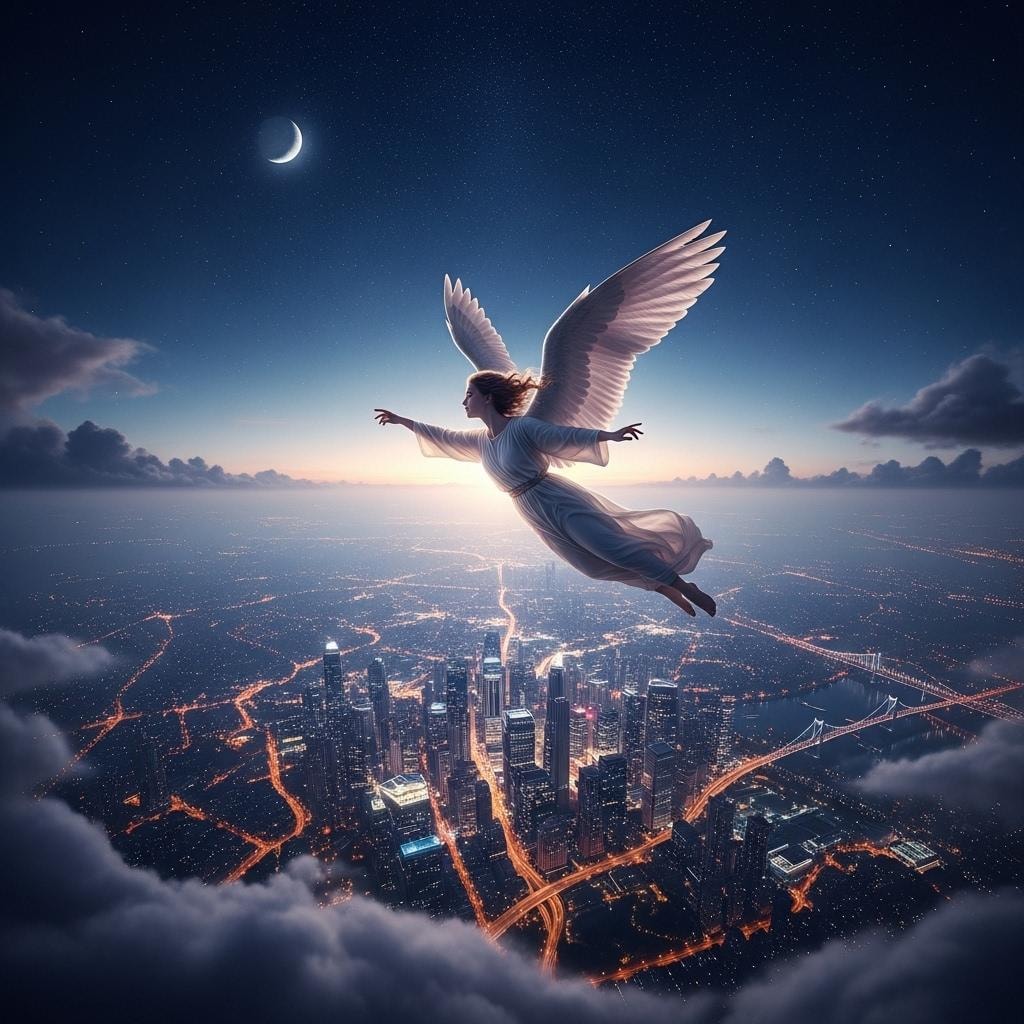 天使が舞い降りる