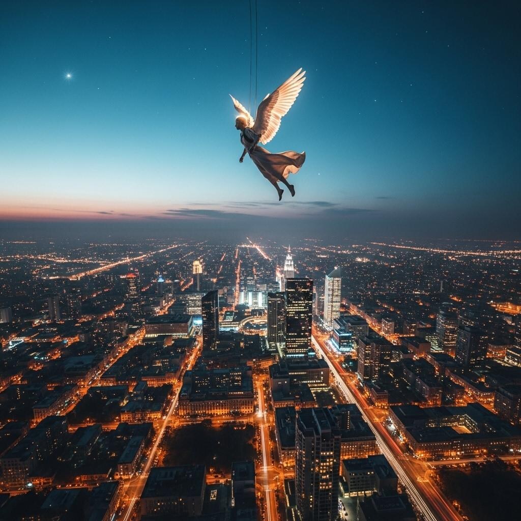 天使が舞い降りる