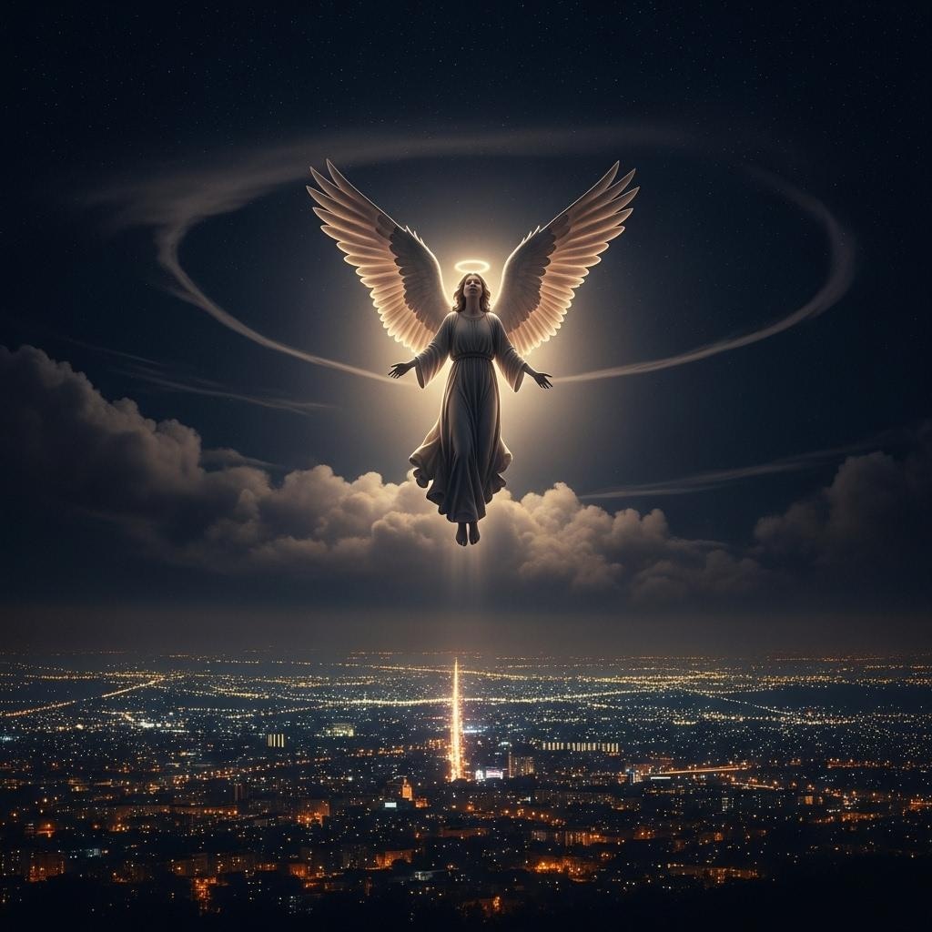 天使が舞い降りる