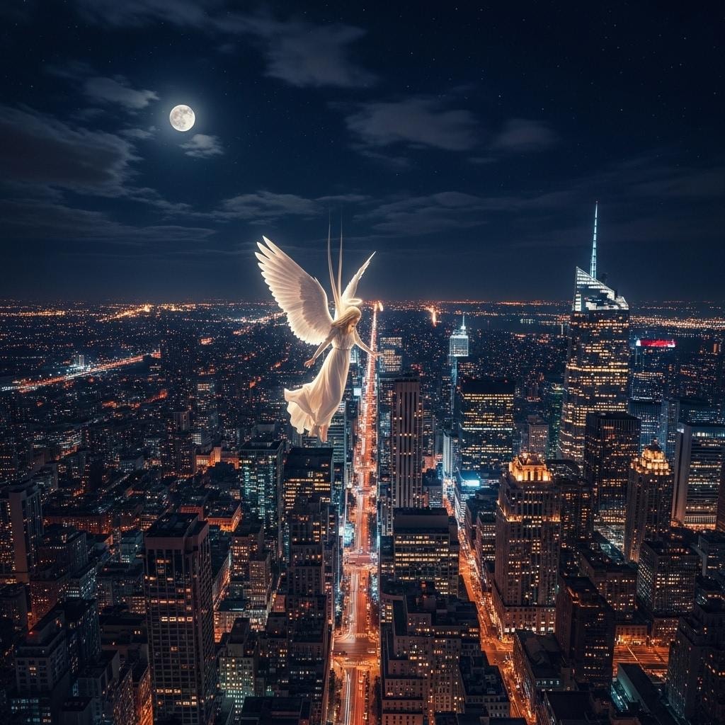 天使が舞い降りる