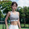 テニス少女 5枚目
