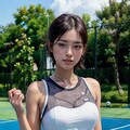 テニス少女 3枚目