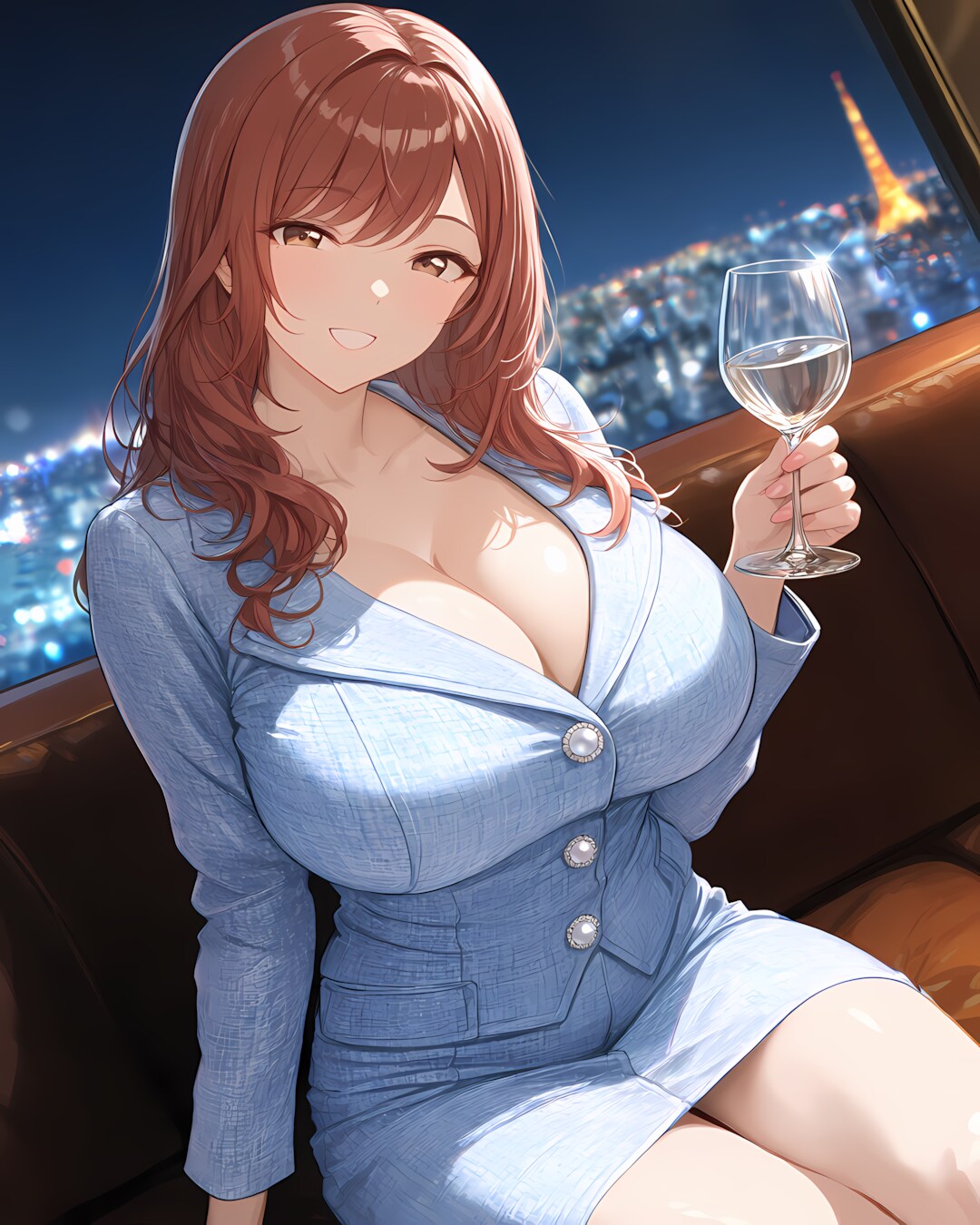 東京の夜景と、特別なディナーを貴方と🍷✨
