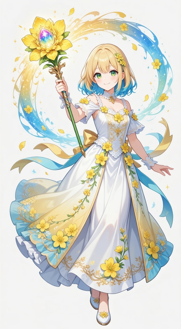 花の魔法使い（菜の花） | の人気AIイラスト・グラビア