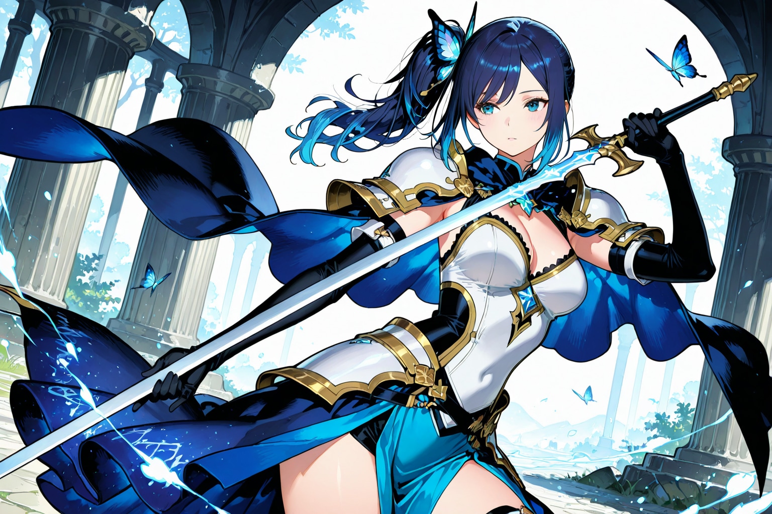 魔法剣士のお姉さん | の人気AIイラスト・グラビア