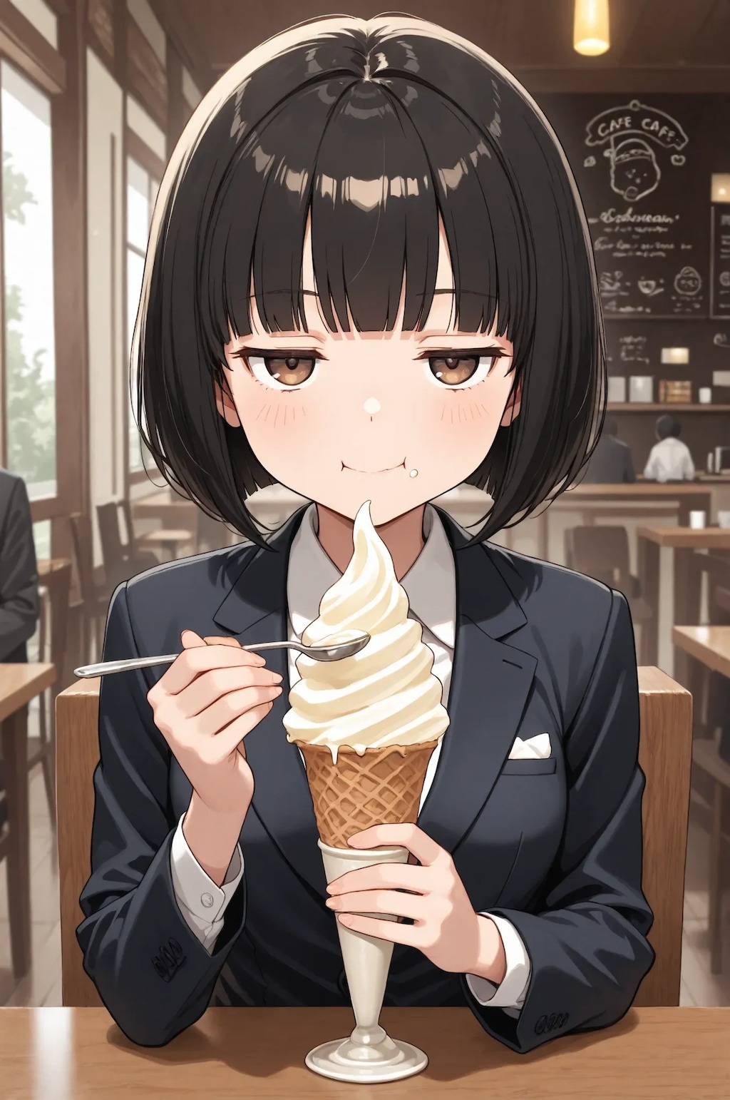 先輩ちゃんと猛暑日のアイス休憩