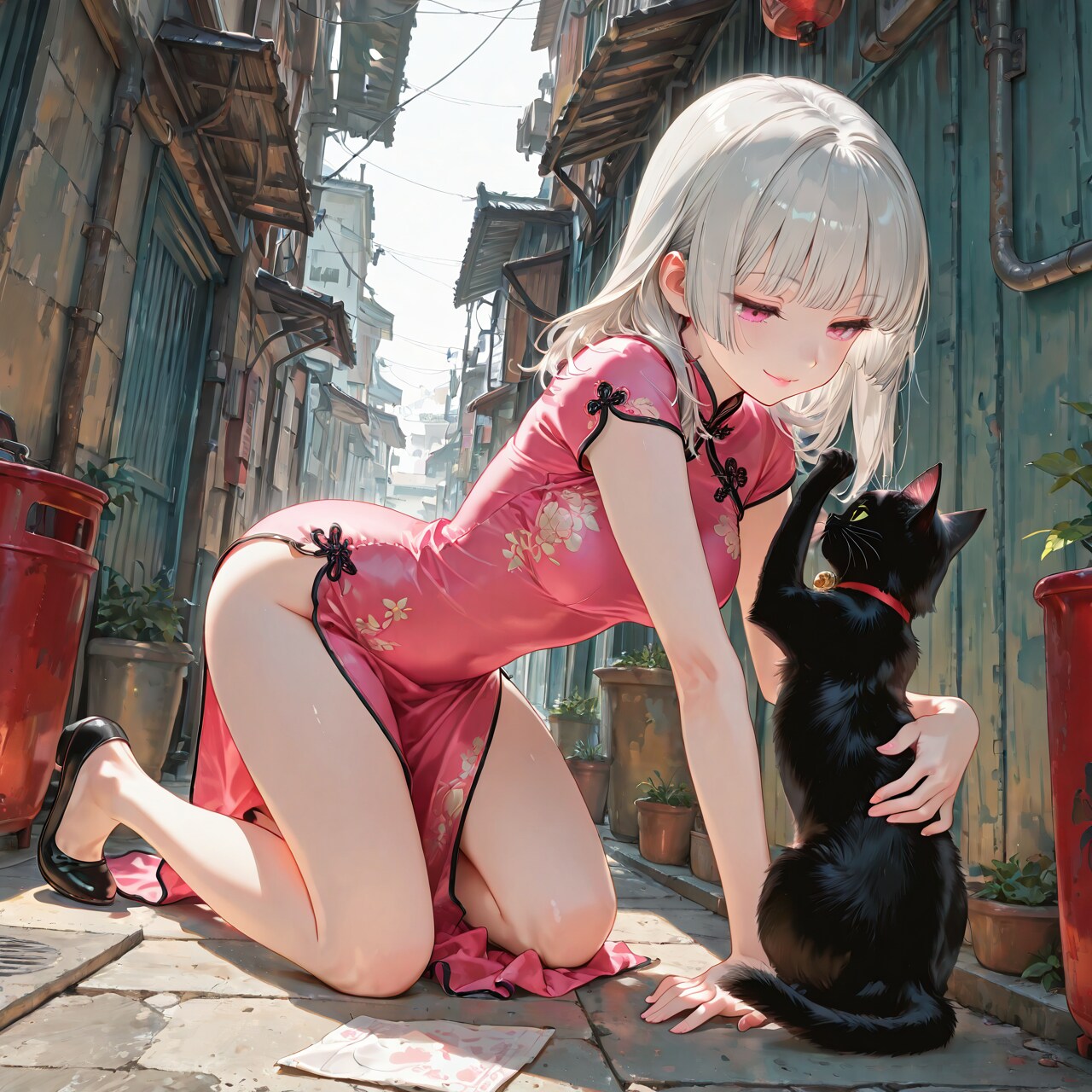 中華街の路地裏