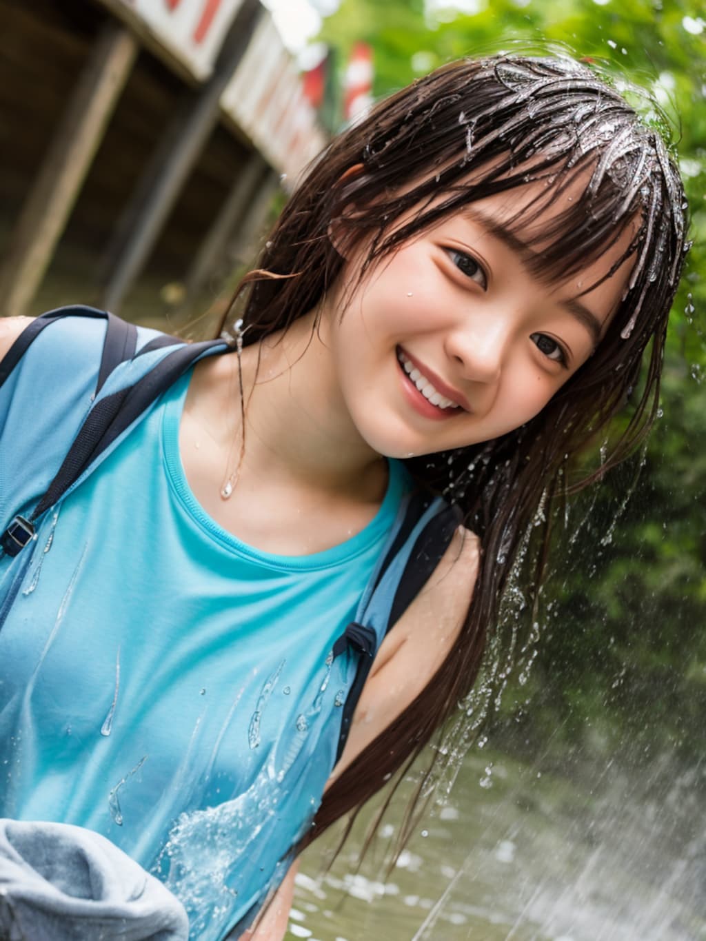 水遊び