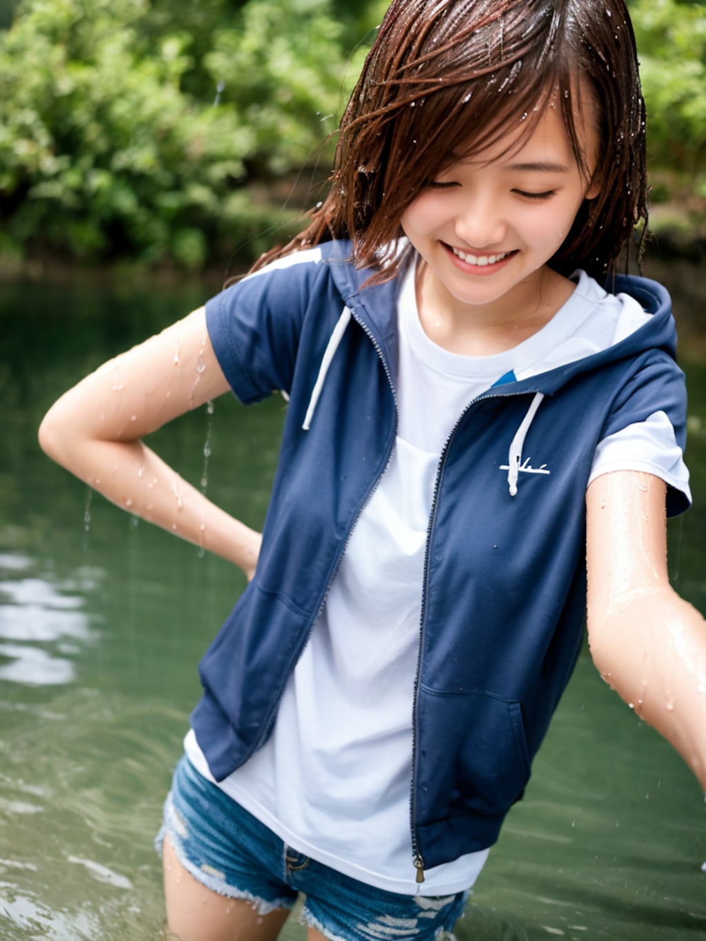 水遊び