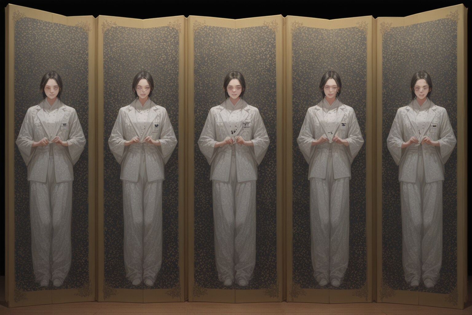 -科学者屏風- | の人気AIイラスト・グラビア