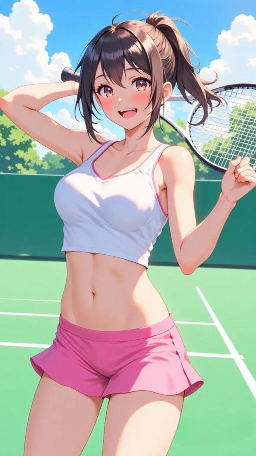 女の子〜テニスコート編〜
