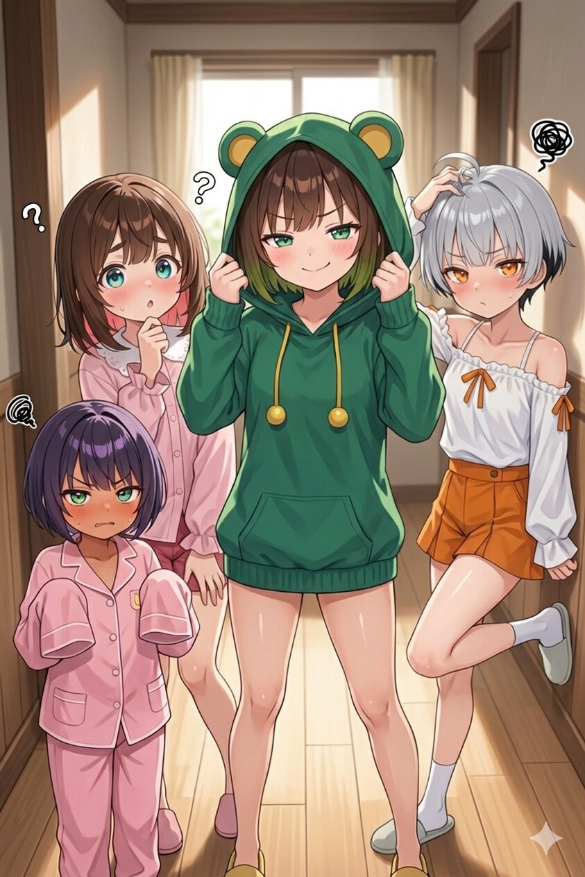 594 幼女化したうちの子達！
