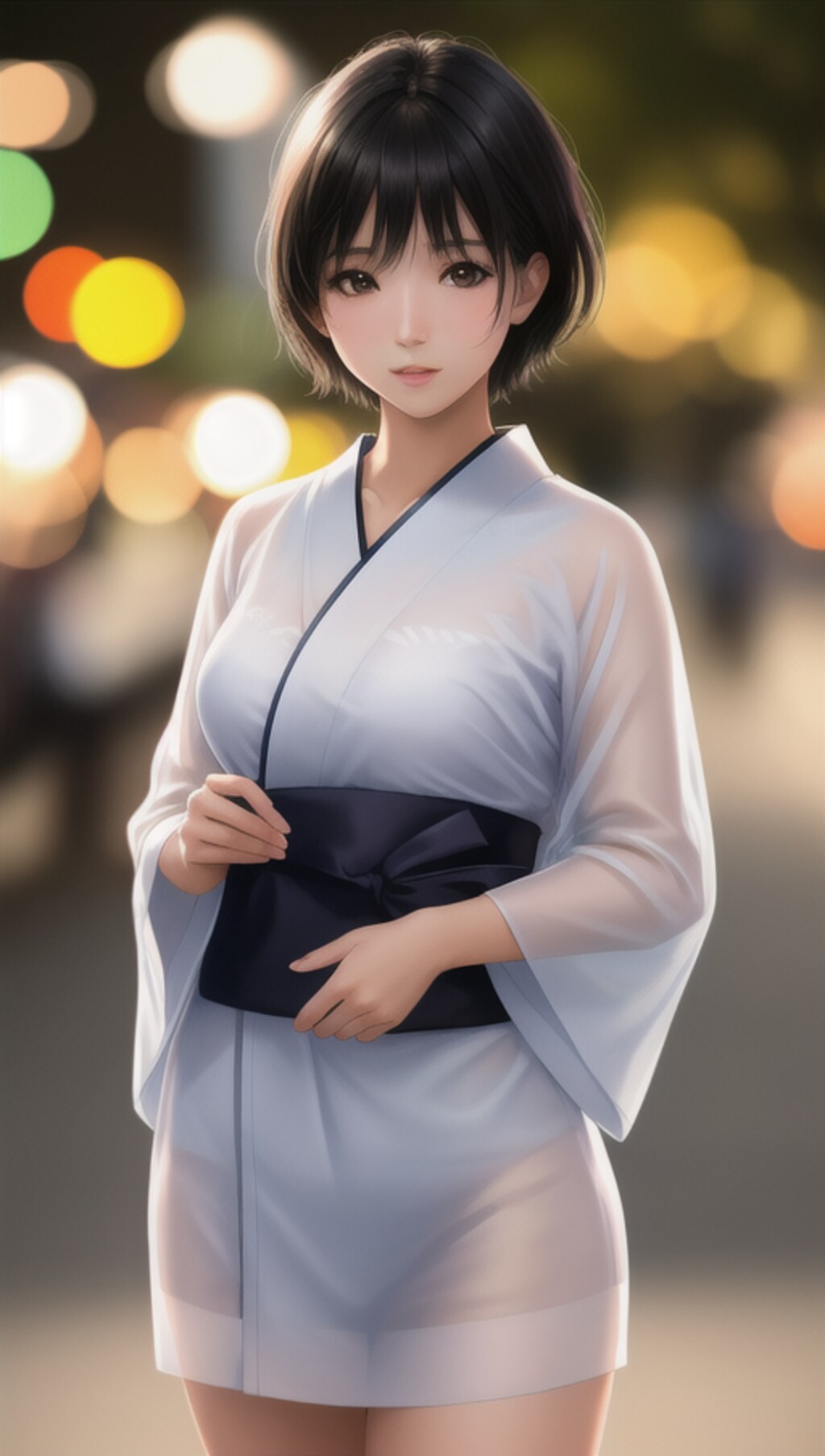 シースルー浴衣