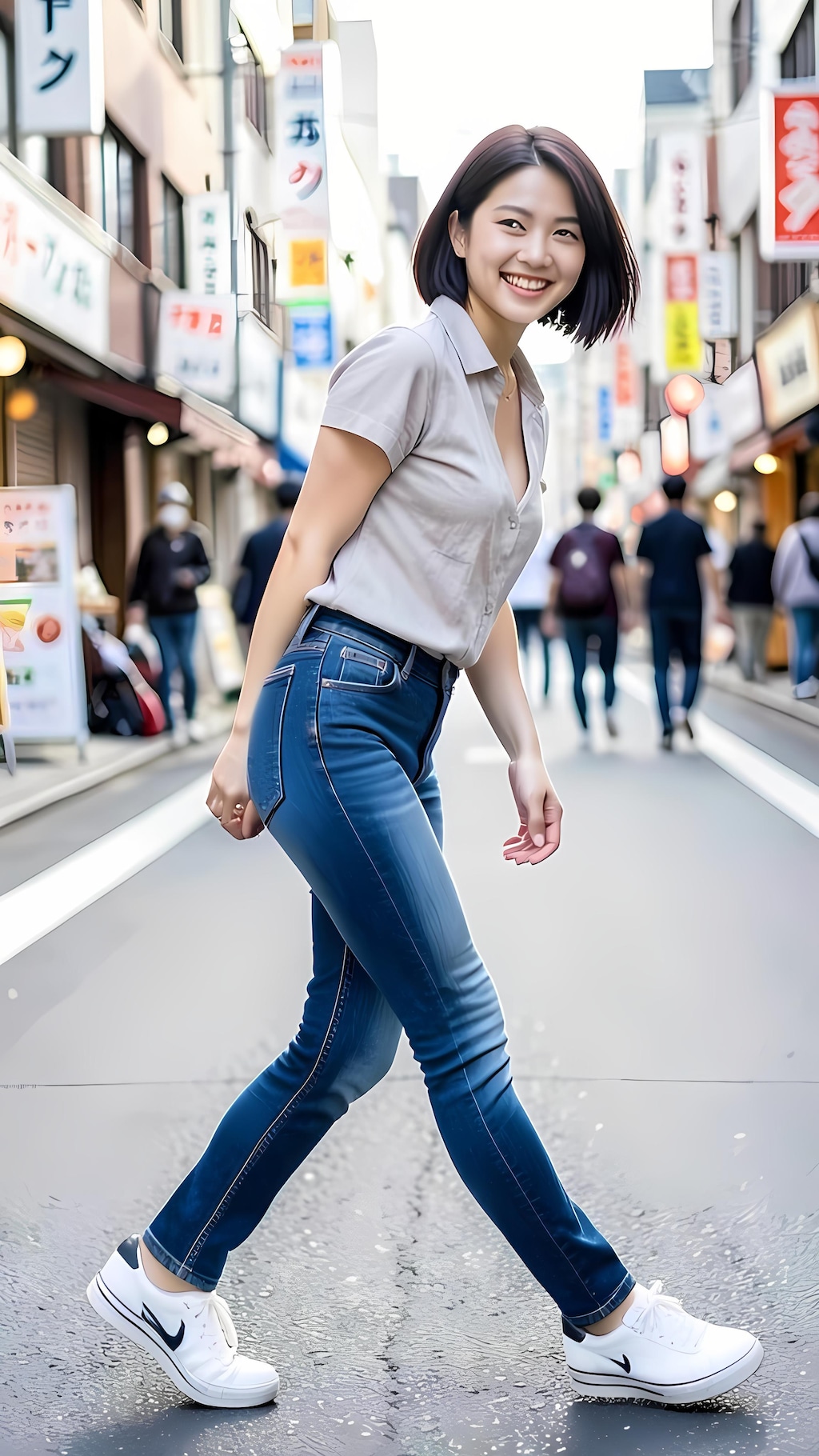 妻とスキニージンズと