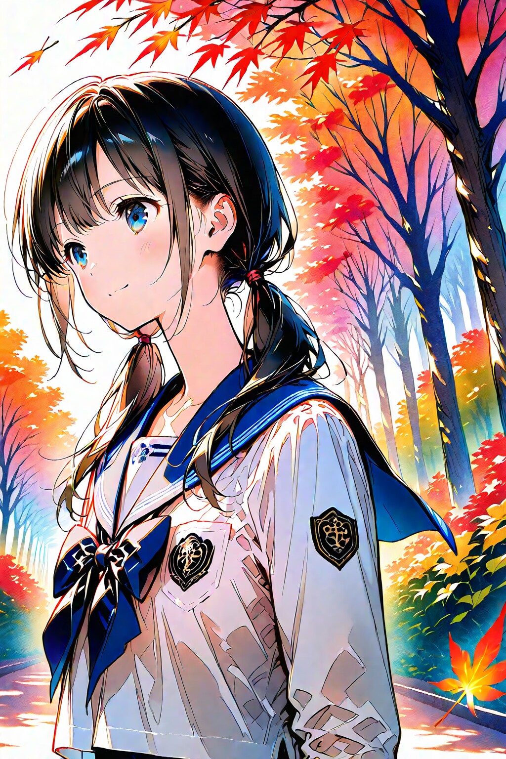 紅葉散歩(GRYPHON)(13) | の人気AIイラスト・グラビア