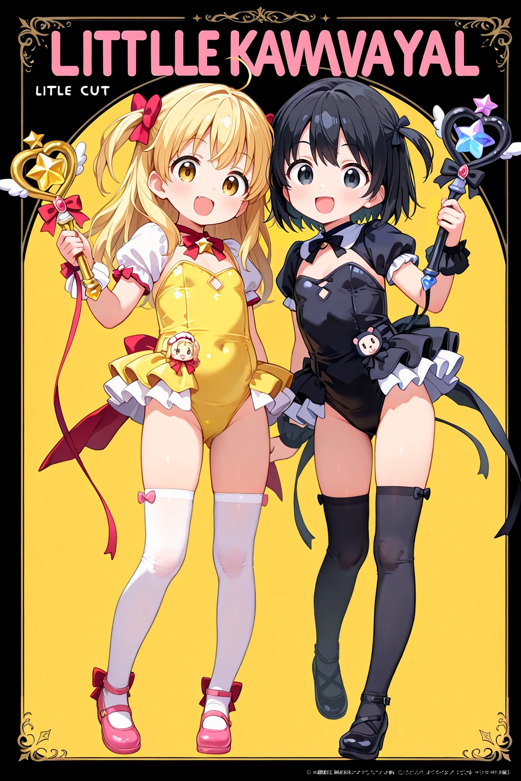 黒と黄の魔法少女