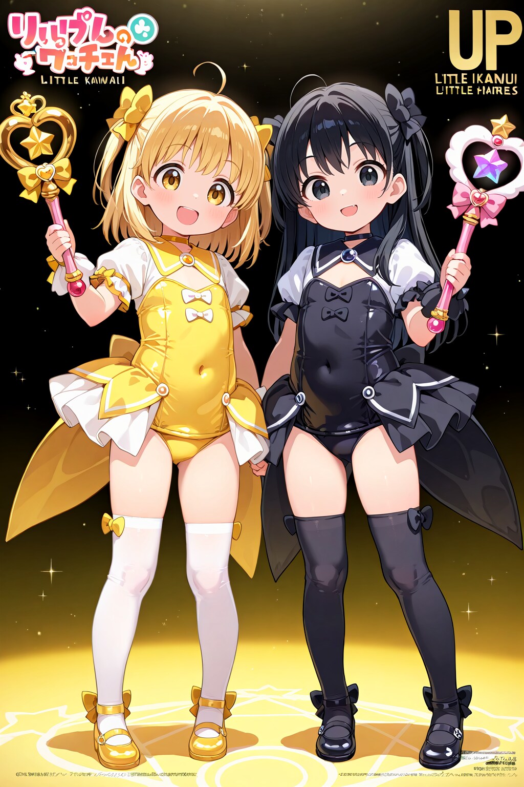 黒と黄の魔法少女