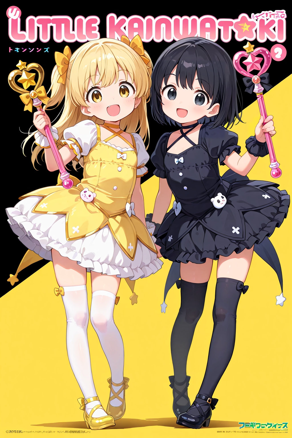 黒と黄の魔法少女