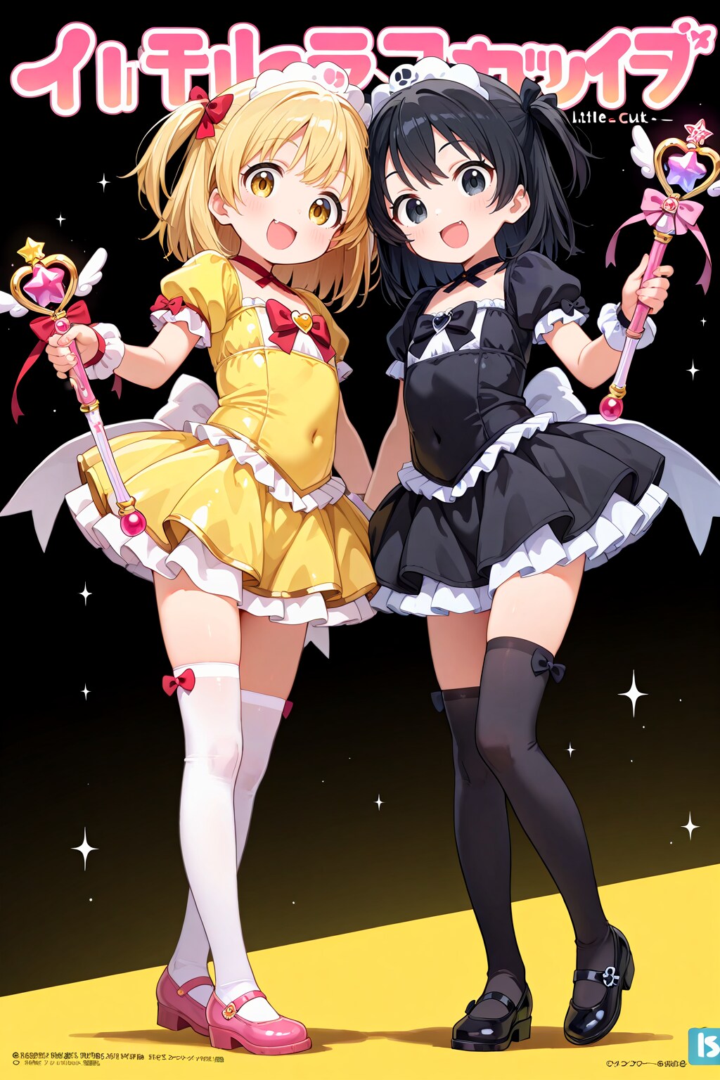 黒と黄の魔法少女