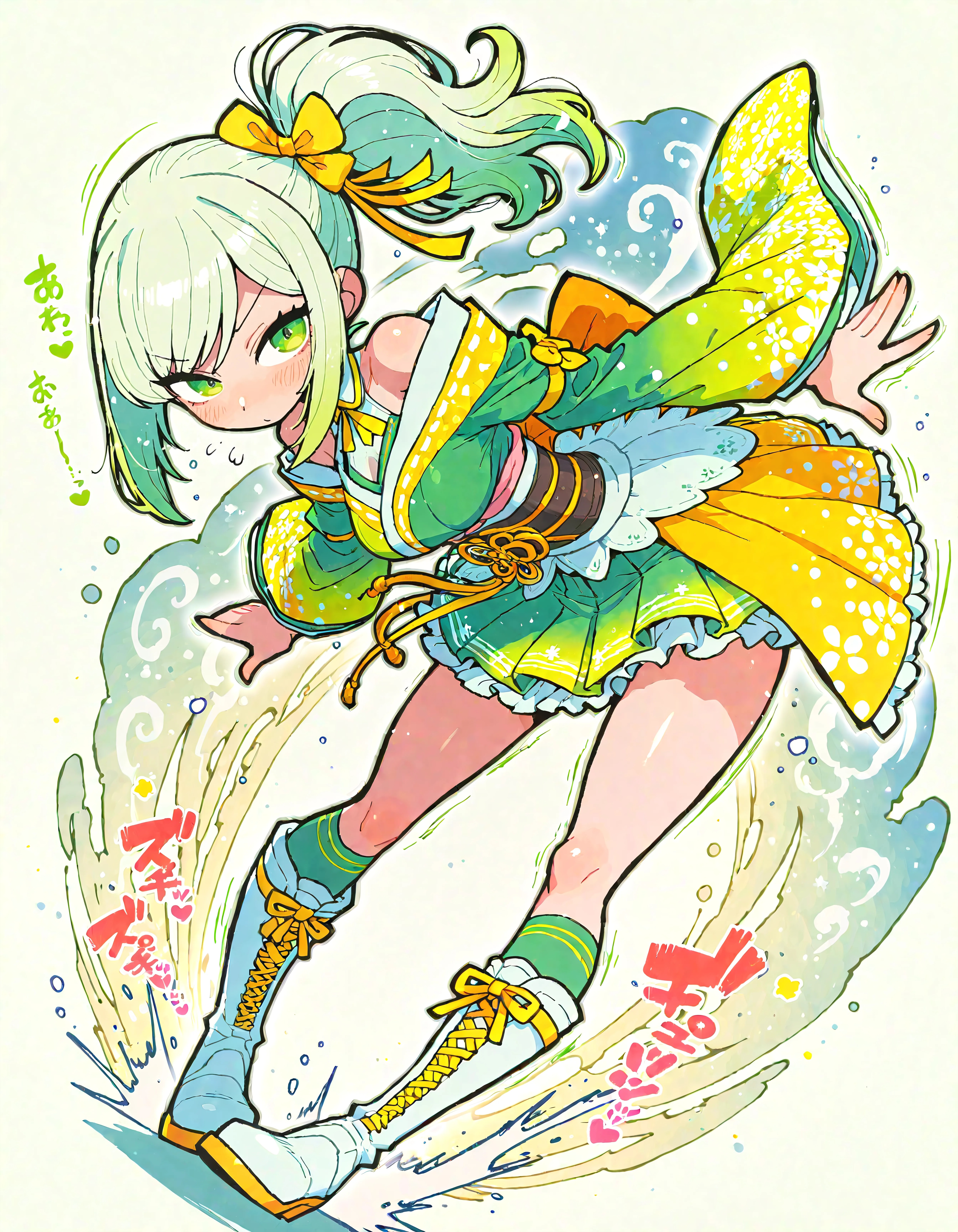 Splash of Citrus and Spring | の人気AIイラスト・グラビア