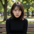 静かに溢れる、彼女の表情 4枚目