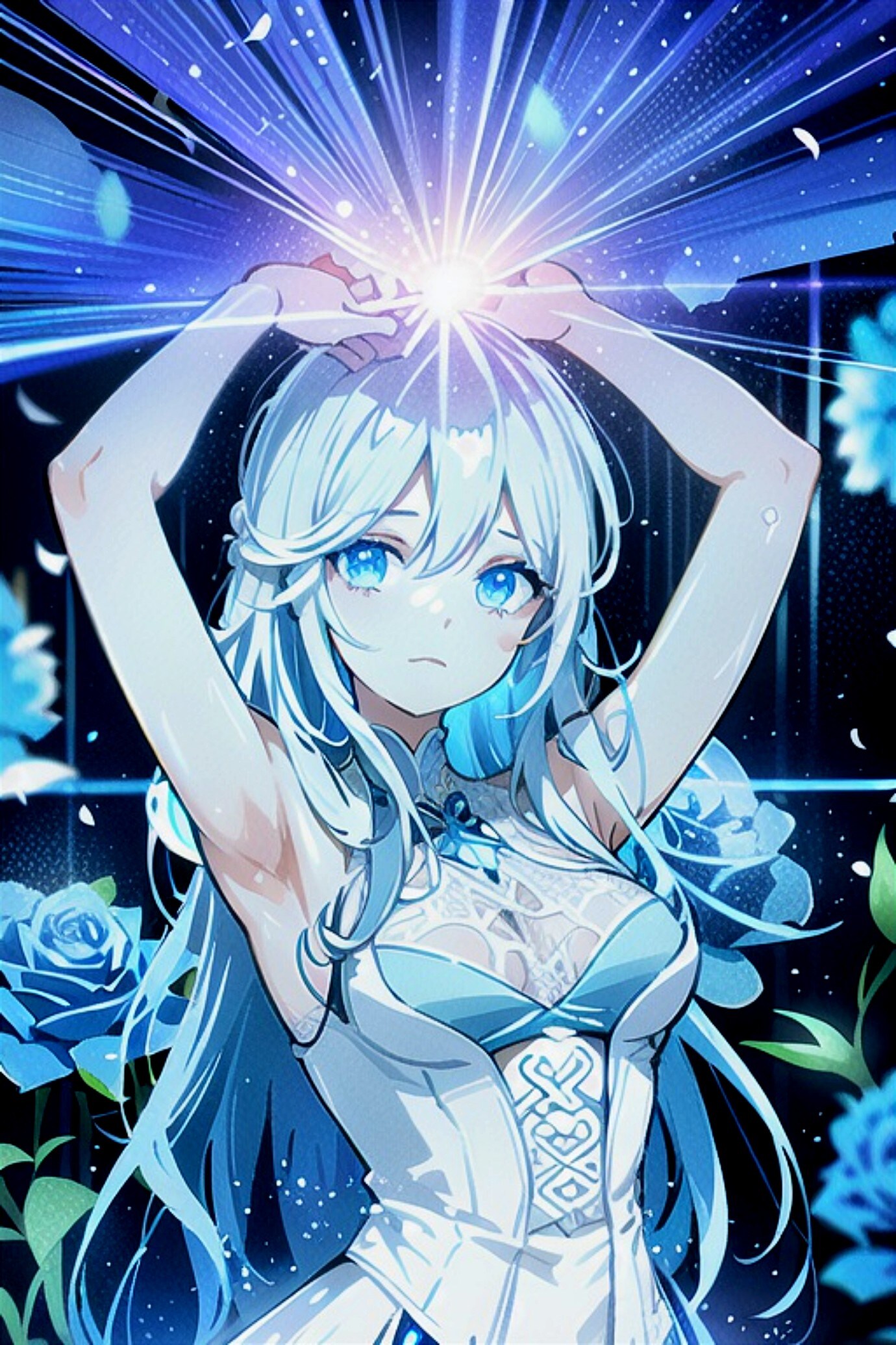 青と光 | の人気AIイラスト・グラビア