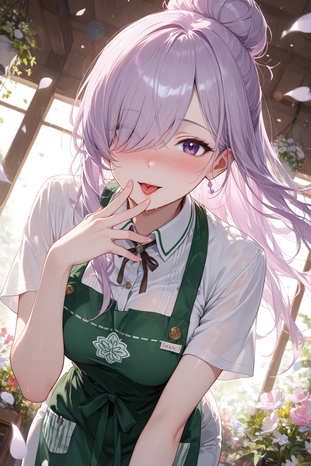 どれにします？♡　フラワーショップのお姉さん