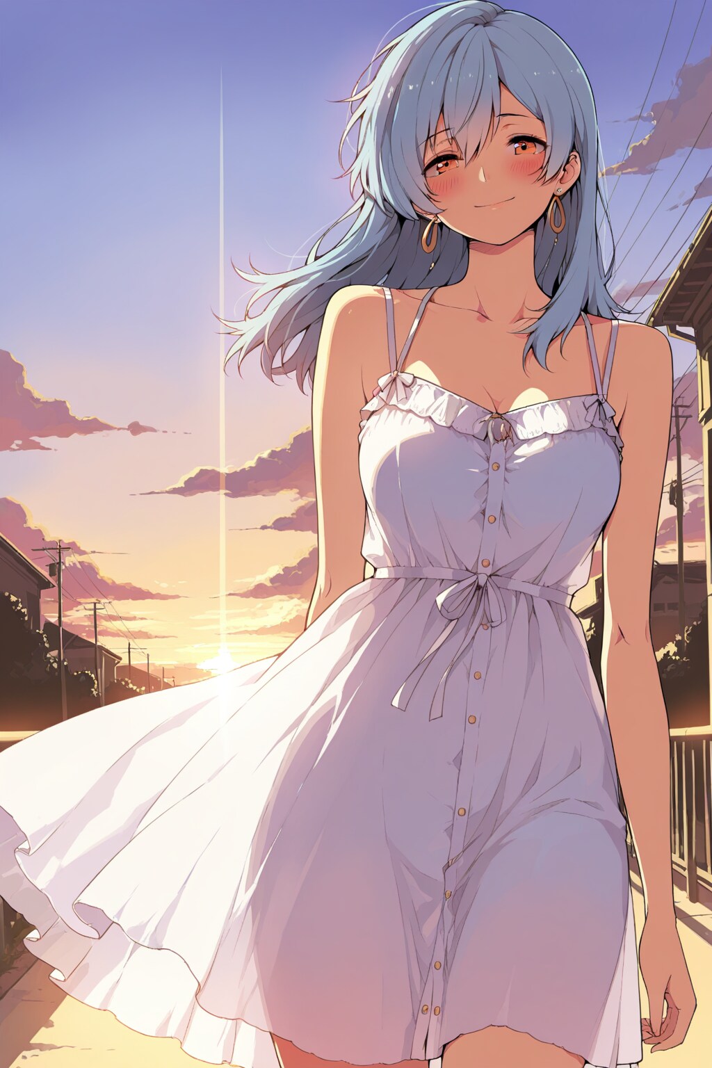 夕暮れの帰り道