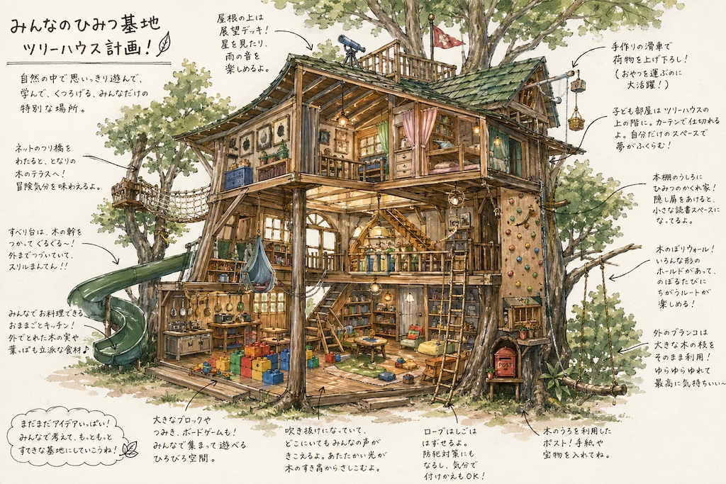 秘密のツリーハウス