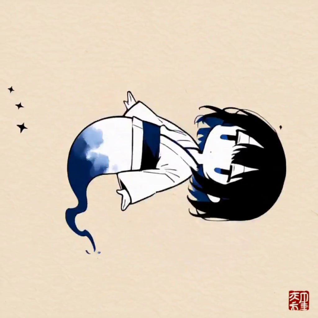 幽霊【パラパライラスト】