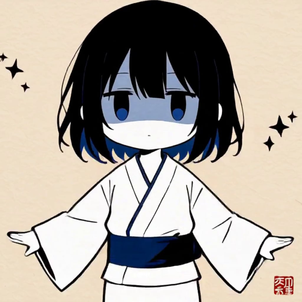 幽霊【パラパライラスト】