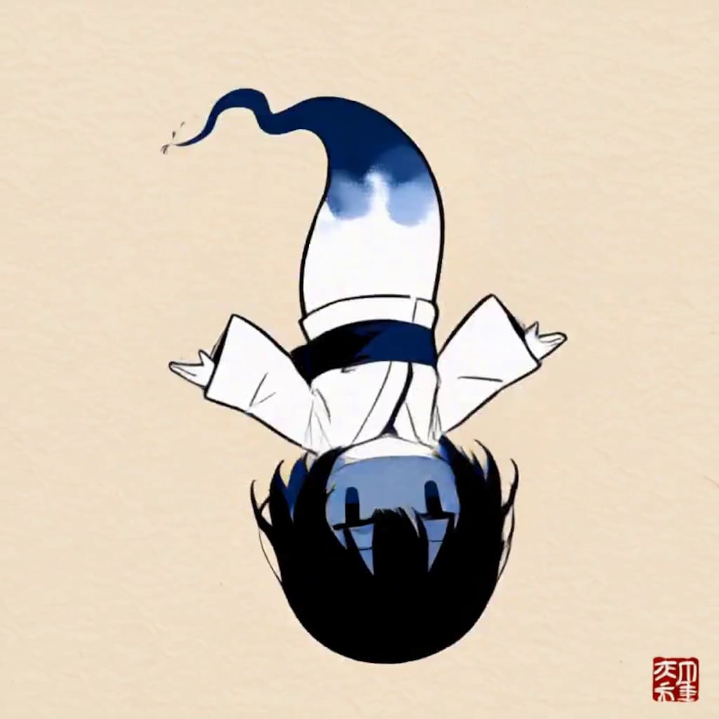 幽霊【パラパライラスト】