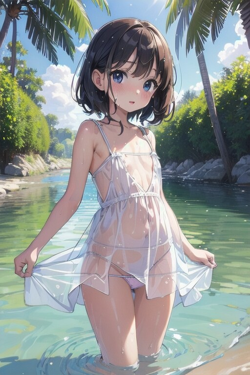 水遊び