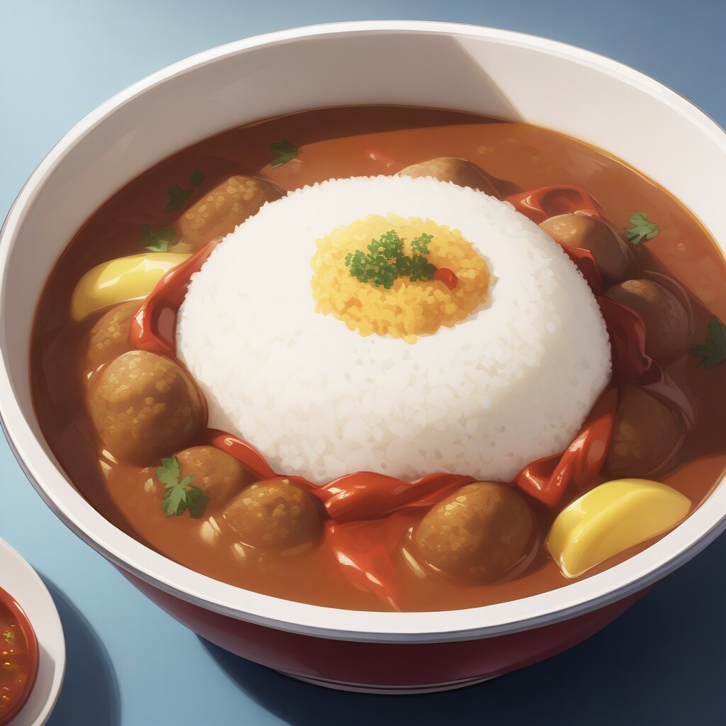 ミートボールカレー