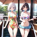 VEGAアイドル二人組　水着　その１ 2枚目