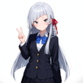 うちの子黒髪化計画 10枚目