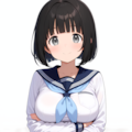 うちの子黒髪化計画 3枚目