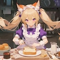 パンを焼くクレアちゃん 12枚目