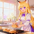 パンを焼くクレアちゃん 9枚目