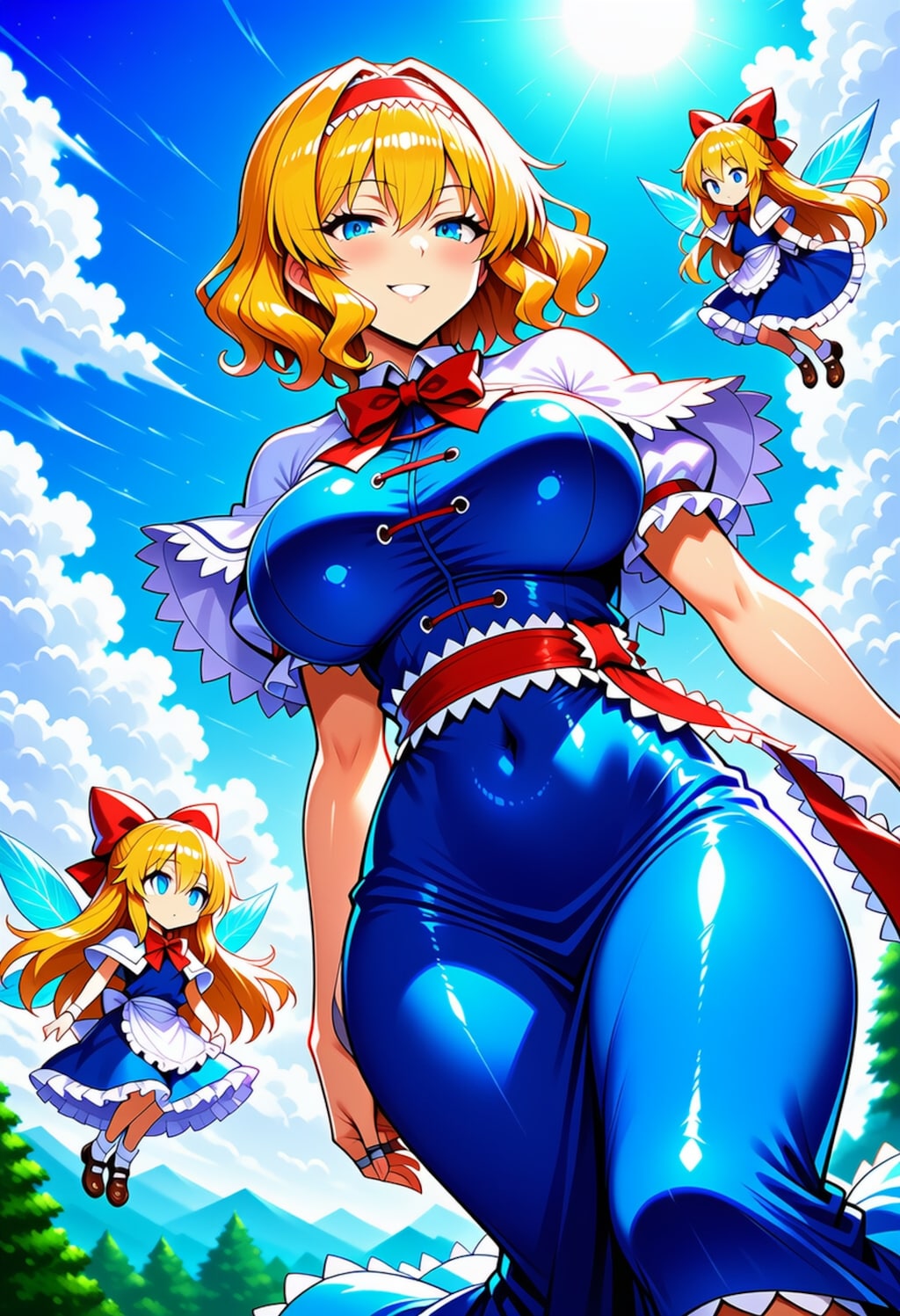 七色の人形使いコスプレ人妻魔法使い