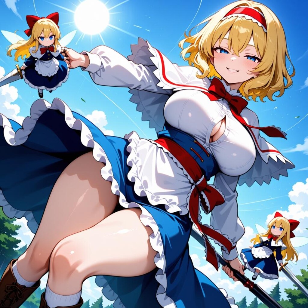 七色の人形使いコスプレ人妻魔法使い