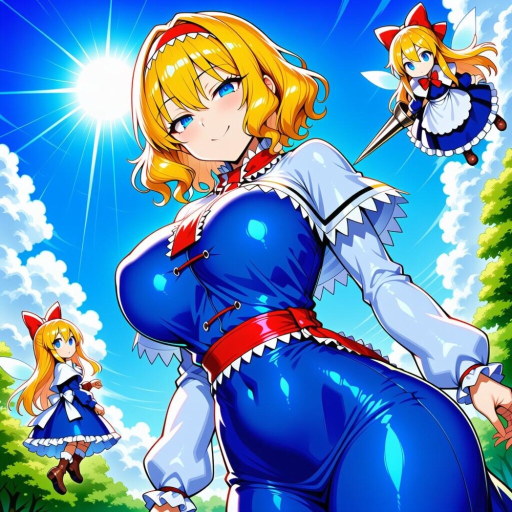 七色の人形使いコスプレ人妻魔法使い