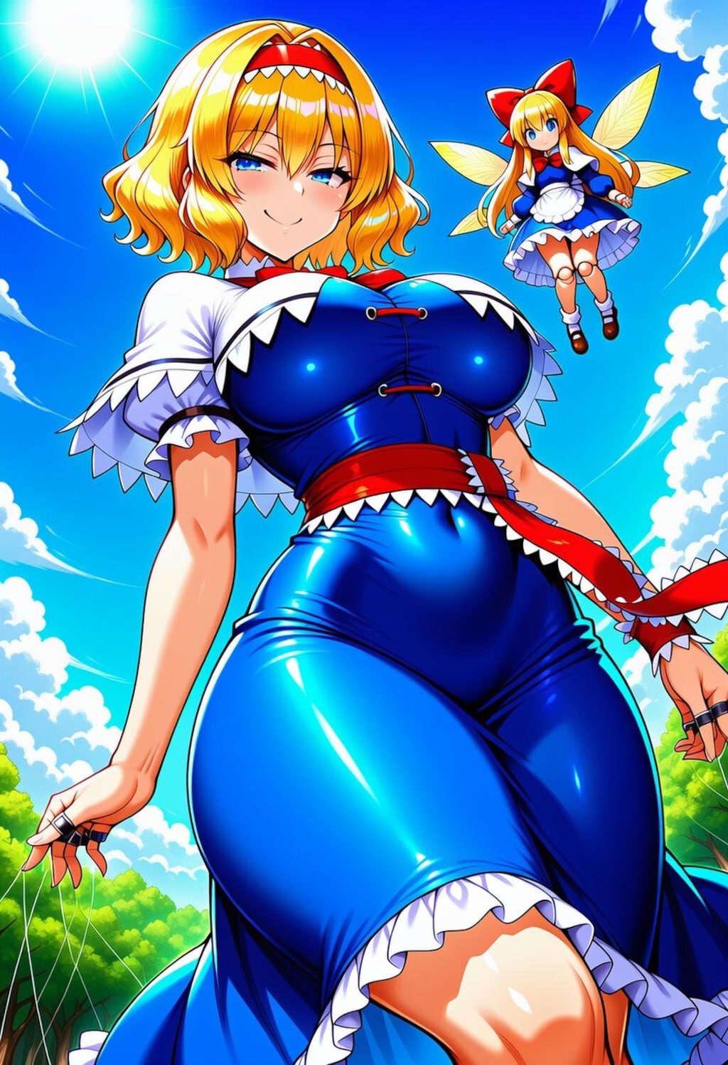 七色の人形使いコスプレ人妻魔法使い