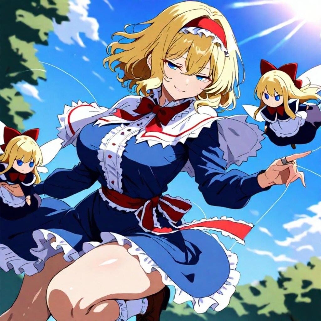 七色の人形使いコスプレ人妻魔法使い