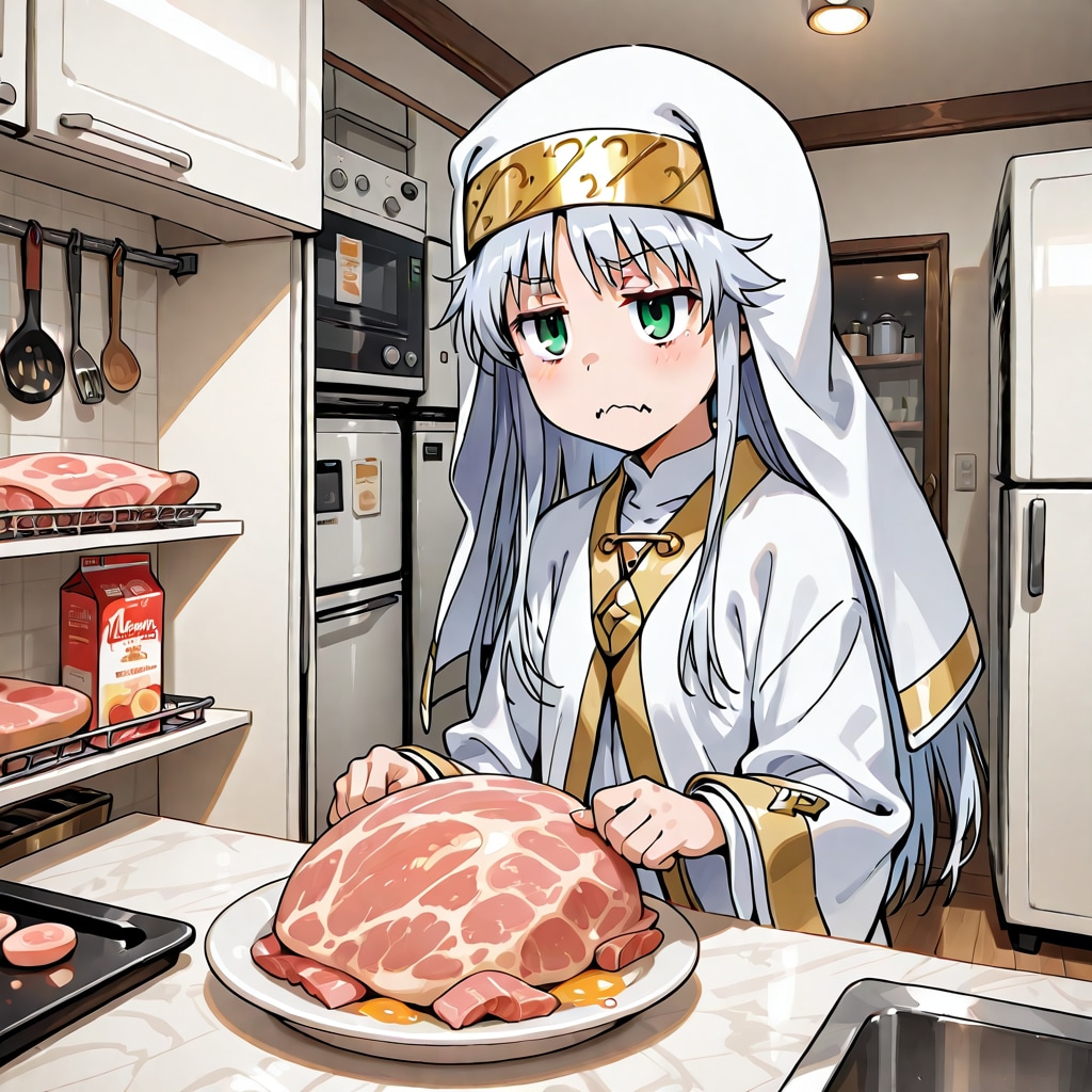 食べれるんでしょ食わせろ、えっ、お金がないからダメッて……とうま？