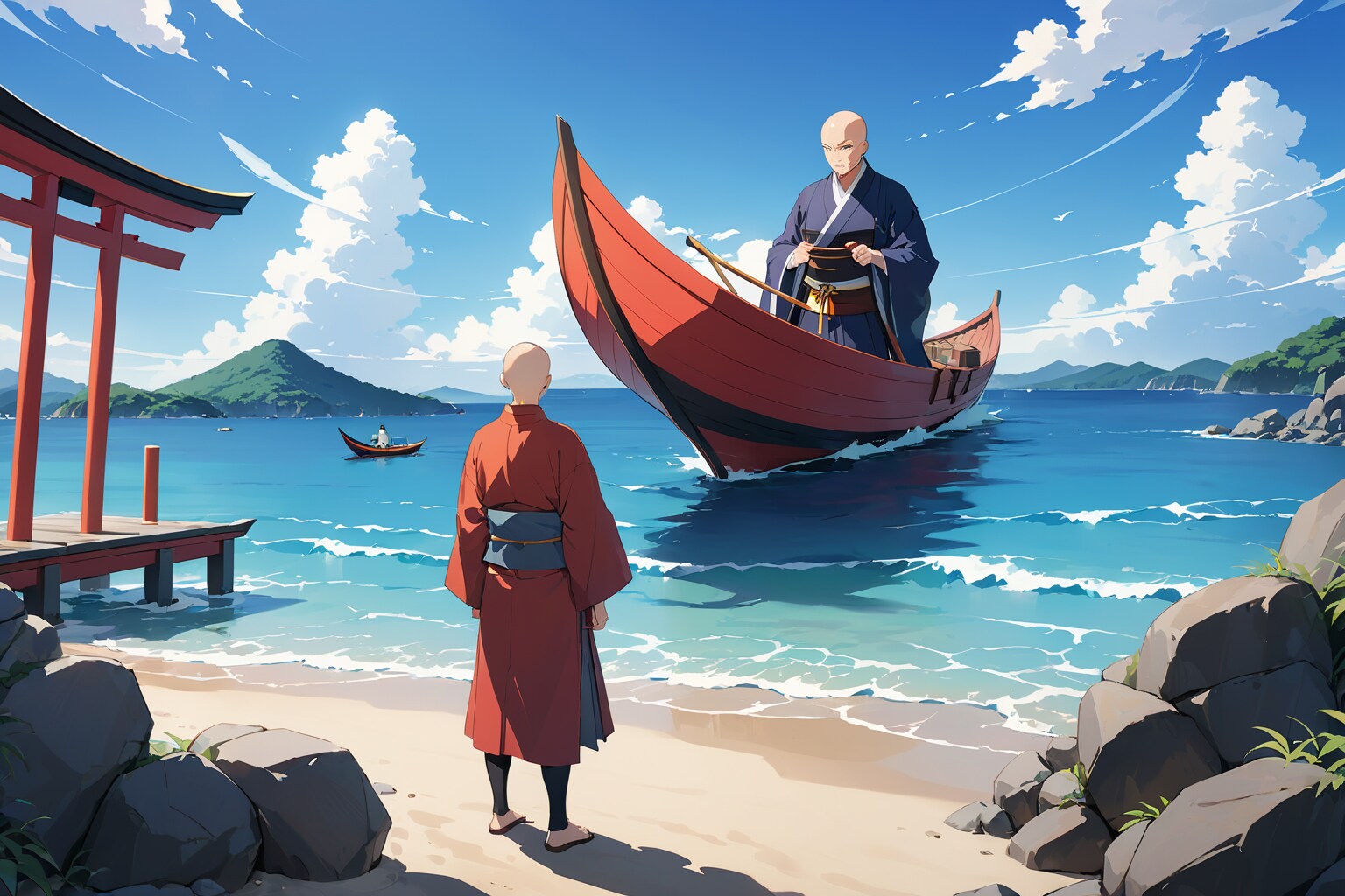 日蓮、伊豆法難４ | の人気AIイラスト・グラビア