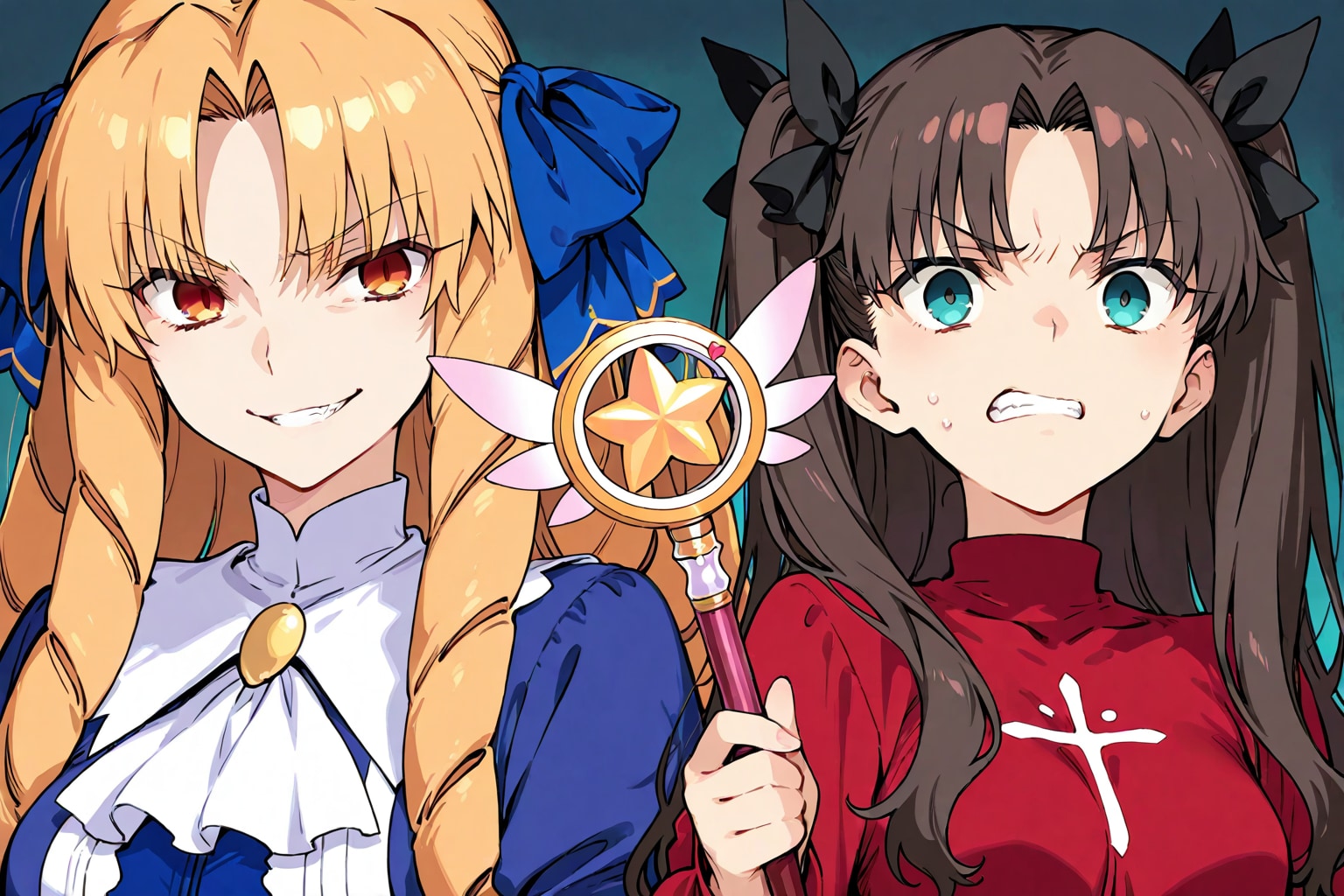 ルヴィア＆凛（裏） | の人気AIイラスト・グラビア