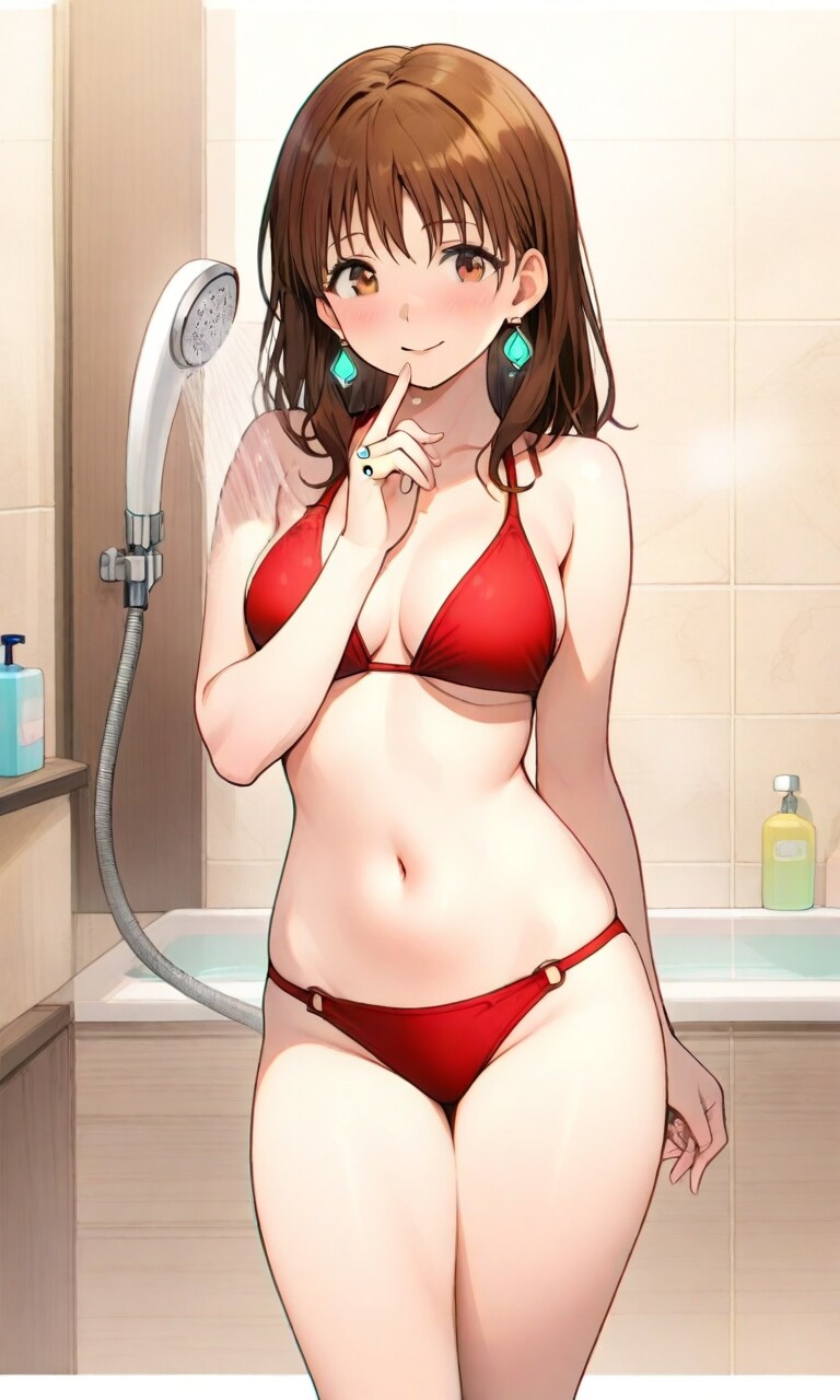 シャワーを浴びてから