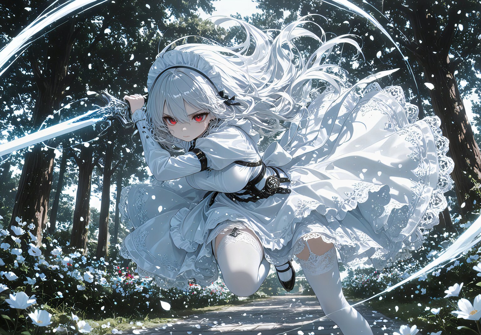 白華を纏う風刃 | の人気AIイラスト・グラビア