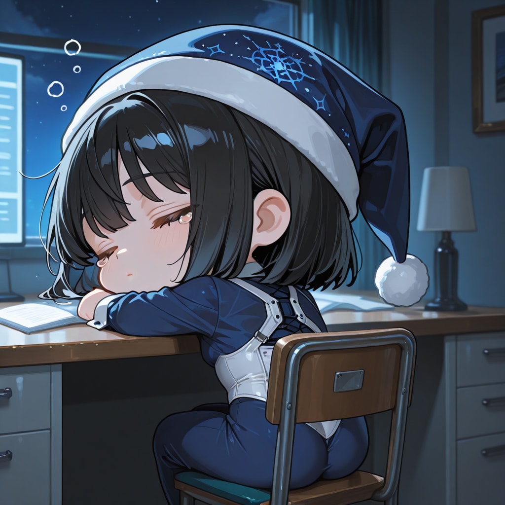 …ぱたっ